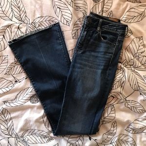 American Eagle High Rise Slim Flare Jeans